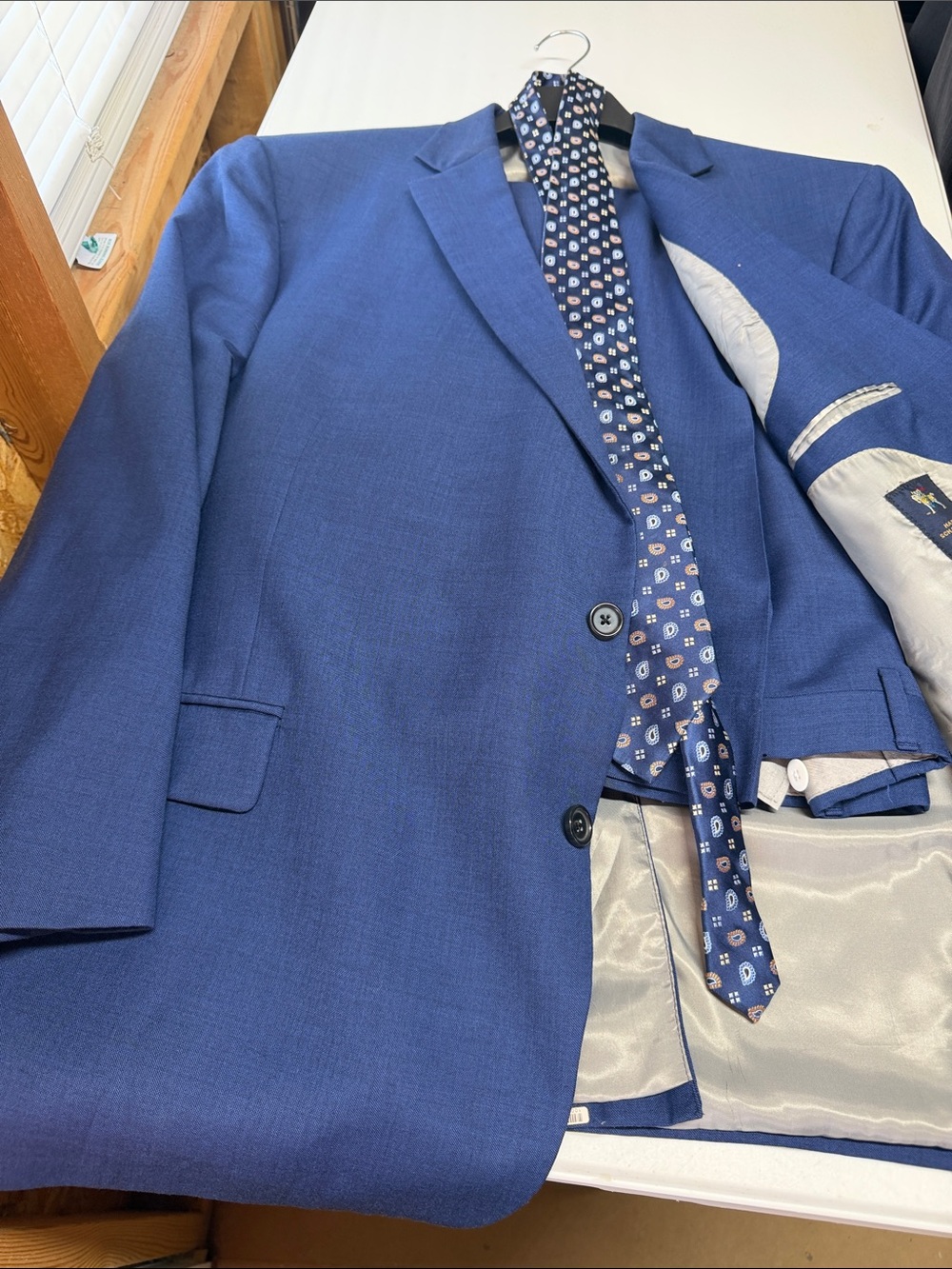 Margolis Hart Schaffner Marx Royal Blue Two-Button suit ( 50x48x37) - Picture 12 of 17